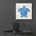 thumbnail image 6 of Epic Art 'Sea Creature Turtle Blue' by Courtney Prahl, Acrylic Glass Wall Art, 12"x12", 6 of 8