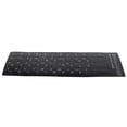 thumbnail image 1 of Etiqueta engomada del teclado hebreo impermeable fondo negro para computadora portátil de escritorio PC, 1 of 5