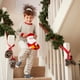 thumbnail image 4 of Navidad Arbol Adornos Red Bow Hangings, Christmas Tree Decoraciones Colgantes Rojos, Adornos para Árbol de Navidad, Festivo Estilo Navideño, Accesorios de Navidad, para Saln, Metal Frame,, 4 of 6