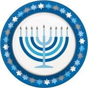 Starry Hanukkah Round 9" Dinner Plates 8ct