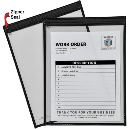 UPC: 0038944433011 | C-Line Products CLI43301 9 x 12 in. Super-heavyweight Shop Ticket Holder