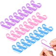 thumbnail image 1 of RETON 24 cepillos de uñas con mango, cepillos de limpieza para dedos de los pies y uñas, cepillo de manicura para pedicura, para mujeres, hombres y niñas (multicolor), 1 of 5