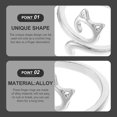 thumbnail image 3 of 2Pcs Alloy Knitting Rings Multi-function Crochet Rings DIY Knitting Tools Braided Knitting Rings, 3 of 6