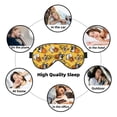 thumbnail image 7 of PAYOHTO Cute French Bulldog & Pumpkins Soft Sleep Mask Comfort Pure Silk Eye Cover for Travel Office Camping, 7 of 7