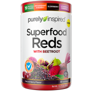 Purely Inspired Superfood Reds With Beet Root Powder, Plus Immune Support, Vitamin C and Zinc, Natural Berry Flavor, 30 Servings
