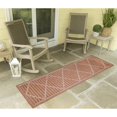 thumbnail image 2 of Liora Manne Malibu Checker Diamond Indoor Outdoor Area Rug Clay, 2 of 7