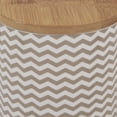 thumbnail image 4 of Design Imports CAMZ14114 Boîte à Friandises en Céramique, Chevron Pierre, 4 of 4