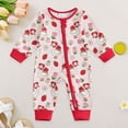 thumbnail image 5 of Gerichy Baby Girl Fall Clothes Goose Floral Print Romper Zipper One Piece Jumpsuit 0 3 6 12 18 Months Cute Newborn Outfits, 5 of 7