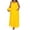 Yellow 30, variant on Karymi Plus Size Solid Color Sleeveless Maxi Dress, Casual Scoop Neck Overall Style Long Dress with Pockets, Loose Flowy Summer Dress Cocktail Dresses for Women