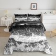 thumbnail image 2 of Erosebridal Ensemble de Literie Plage Mer Taille Grand, Ensemble de Literie Plage Tropicale Grand, Décoration de Vacances d'Été, Réversible, Ultra Doux, 3 Pcs, 2 of 8