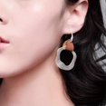 thumbnail image 3 of UBIUO Women Hoop Earring for Girls Dangle Drop Packs Boho Ear Jewelry ER001 -, 3 of 4