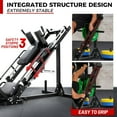 thumbnail image 6 of RitFit Leg Press Hack Squat Machine, Professional Adjustable Leg Press Machine for Home Gym with Linear Bearing and Weight Storage Posts, Full Lower Body Workout, Black, 6 of 10