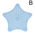 thumbnail image 2 of Cubierta creativa para fregadero de cocina con forma de estrella de cinco puntas, filtro de silicona antiobstrucción para desagüe de suelo de baño, 2 of 2
