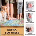 thumbnail image 4 of Boho Kitchen Rugs Anti Fatigue Kitchen Rugs and Mats Non Skid Washable Cushioned Kitchen Mats for Floor Bohemian Colorful Rugs for Sink Laundry Bathroom,Set of 2,17.3 X28+17.3 X 47 Inch, PVC, 4 of 6