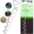 thumbnail image 4 of Lishi Chrome Dog Stake - Heavy-Duty Tie-Out - for Dogs, 4 of 8