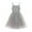 Gray, variant on Zpanxa Baby Girls Princess Dress, Little Girls Party Wedding Dress, Lace Embroidered Bowknot Flower Net Dress, Kids Pageant Flower Girl Sleeveless Dress, Christmas Gifts for Girls Pink (7-8 Years)