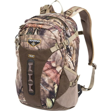Tenzing Pace Day Pack Mossy Oak Break-Up Country 1 600-Cubic-Inch Low-Profile Ultra Soft Quiet Durable Hunting Backpack with Multiple Pockets & Water Reservoir Compartment