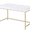 White High Gloss, variant on ACME Ottey Storage Writing Desk in White High Gloss and Gold