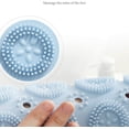 thumbnail image 2 of Round Massage Bath Mat Non-Slip Shower Mat Bathroom Mat with Drainage Holes and, 2 of 5