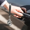 thumbnail image 3 of Leather Wristlet Keychain, Car Key Chain Wrist Keychain with 3 Key Ring and Anti-Lost D Ring, 3 of 6