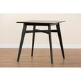 thumbnail image 7 of Baxton Studio Leena Mid-Century Modern Black Finished Wood Counter Height Pub Table, 7 of 7