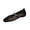 Black, variant on Womens Square Toe Slip on Flats Pearl Studded Strap Elegant Pumps Wedding Bride Prom Dressy Shoes