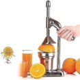 thumbnail image 3 of Exprimidor manual con palanca, prensa de frutas para naranjas, cítricos, exprimidor de limón, exprimidor de frutas de acero inoxidable de mano, 3 of 5