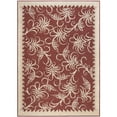 thumbnail image 3 of SAFAVIEH Martha Stewart Fountain Swirl Floral Area Rug, Red/Ivory, 7'11" x 11'2", 3 of 3