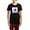 With Red Plaid Pant, variant on CafePress - Pinkoverheadwords Women's Dark Pajamas - Women's Short Sleeve Print T-Shirt and Pants Dark Cotton Pajama Set