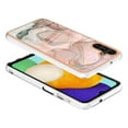 thumbnail image 7 of Designed for Samsung Galaxy A14 5G Marble Case, Ultra Thin Girls Women Plating Marble Designed Flexible Soft TPU IMD Marble Protective Case Cover for Samsung Galaxy A14 5G - Rosegold, 7 of 7