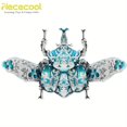 thumbnail image 1 of Piececool 3D Metal Puzzles For Adults, Rhinoceros Beetle 3D Model Building Kits Insect Themed Brooch Assembling DIY Crafts Creative Birthday Gifts,22Pcs, 1 of 4