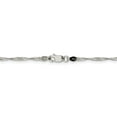 thumbnail image 4 of 925 Sterling Silver 2mm Singapore Chain 18 Inch, 4 of 5