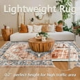 thumbnail image 4 of Vintage Area Rug x Washable Living Room Rug Indoor Print Accent Rugs for Bedroom Distressed Thin Throw Rugs Carpet for Living Room Kitchen Entryway, 4 of 7