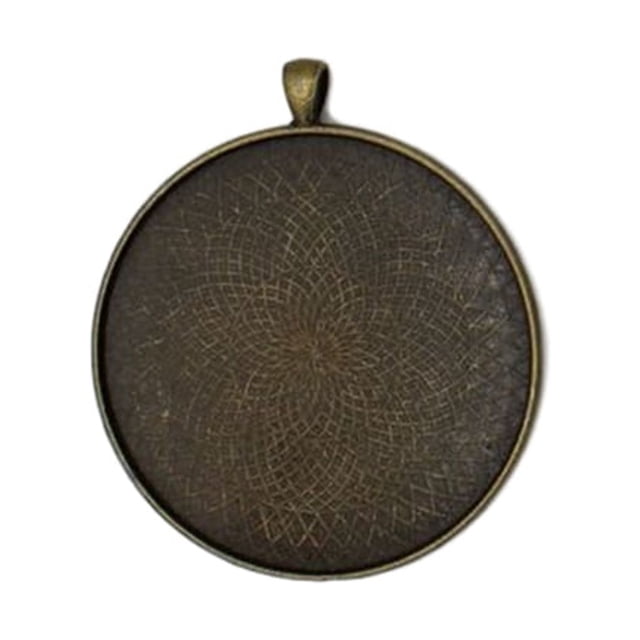 Guardurnaity Adultos Vintage colgante Base collar tobillera decoración colgante DIY manualidades accesorios Ropa, zapatos y accesorios Miscelánea Bronce 58 mm