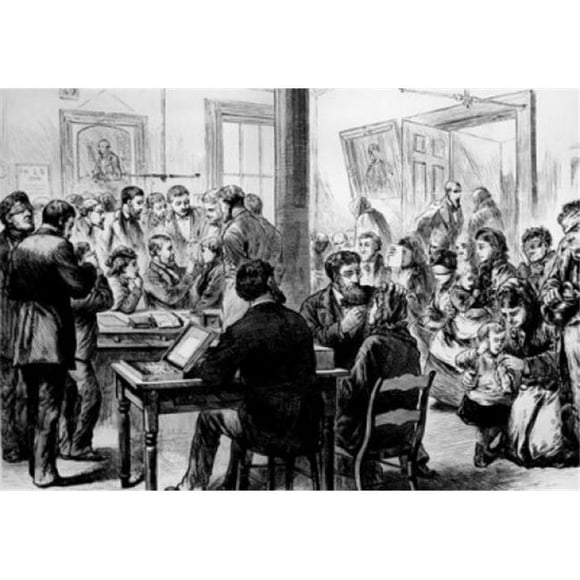Posterazzi SAL99587172 Where Are the Nurses New York Eye & Ear Infirmary by Unknown Artist 1875 Poster Print - 18 x 24 in.