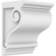 thumbnail image 1 of Ekena Millwork CORP07X06X10SCR Standard Rouleau Architectural Grade Corbel PVC - 10 x 7 x 6 Po., 1 of 1