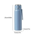 thumbnail image 3 of PPgejGEK High Value 316 Stainless Steel Water Cup, Food Grade Kids Student School Thermos, 7x7x25cm/2.7x2.7x9.8in, Multiple Colors, 3 of 9