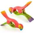 thumbnail image 2 of O2COOL Boca Plastic Beach Towel Boca Clips - Parrot, 2 Pack (4 Clips), 2 of 4