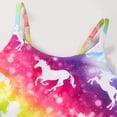 thumbnail image 3 of GYRATEDREAM Girls One Piece Swimsuits Quick Dry Beach Sets Bathing Suits Cross Shoulder Strap Swimwear for 3-4 Years, 3 of 9