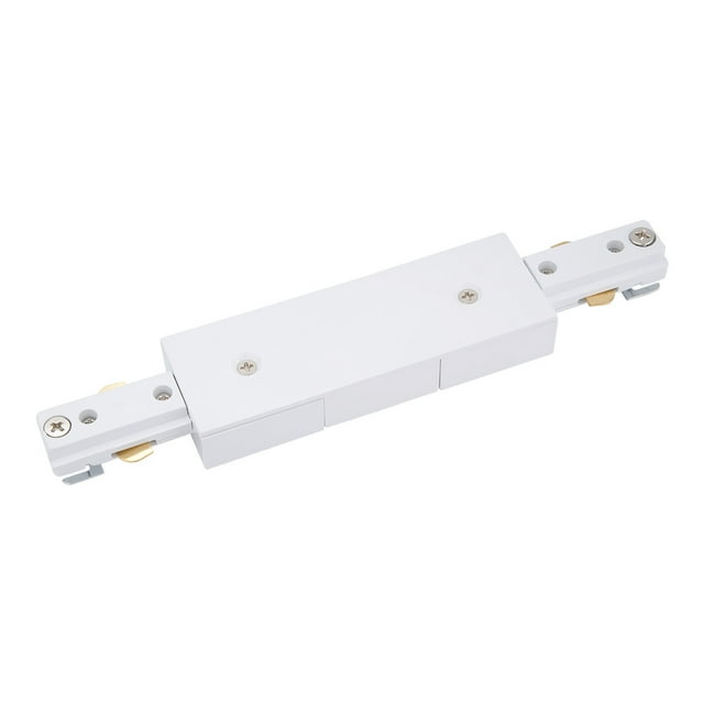 Unique Bargains Straight I Connector Track Parts for 3-Wire Lighting Track Rail, White