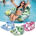 thumbnail image 2 of Inflatable Pool Floats Chairs with Pump, Comfortable Fabric Covered Pool Chairs with Sling, Stable Swimming Noodles Seats for Adults, Summer Pool Floaties for Adults, 2 of 4