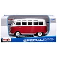 thumbnail image 4 of Maisto Volkswagen Samba Bus Bleu 1/25 Voiture Modèle Moulé sous Pression, 4 of 4