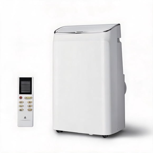 14000 BTU - Aire acondicionado portátil - Refrigeración, deshumidificador y ventilador 3 en 1 - Funcionamiento silencioso, control remoto, temporizador de 24 horas, kit de ventana, refresca
