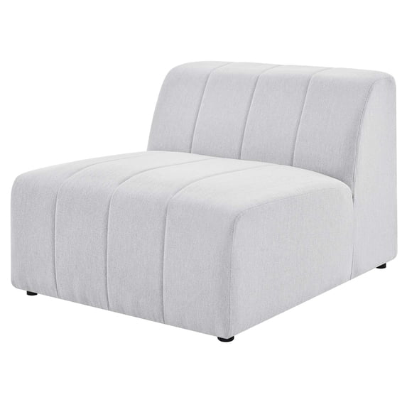 Sofa Middle Chair, Fabric, Ivory White, Modern Contemporary Urban Design, Living Lounge Room Hotel Lobby Hospitality