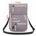 thumbnail image 3 of Soidarity Bolsa de pasaporte de viaje Bolsa de documentos multifunción RFID Bolsa de soporte de pasaporte de cuello colgante Cubierta protectora de Ropa Deportiva, Zapatos Soidarity OD008989-00, 3 of 6