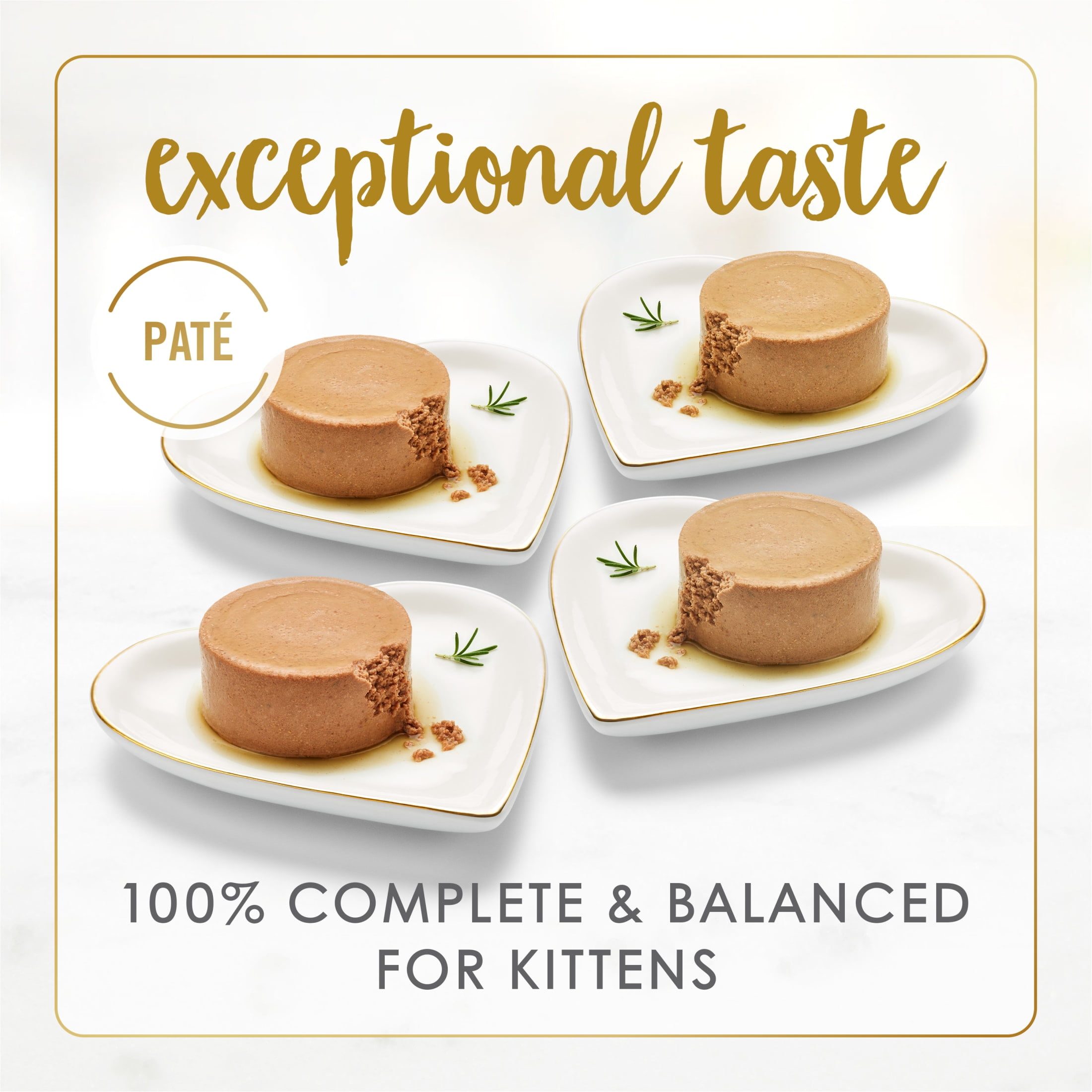 (24 pack) Purina Fancy Feast Kitten Food, Wet Cat Food, Classic Pate Collection with Milk, 3 oz Cans, 24 Pack