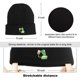 thumbnail image 5 of Gorro de punto unisex ZHAOCHENG con diseño de la rana Gustavo para beber te cálido cómodo suave grueso, 5 of 5