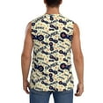 thumbnail image 4 of Uemuo Game Controller Pattern Men's Sleeveless T-Shirt,Muscle Athletic Tank Top, Moisture-wicking Quick-dry Breathable Classic Tee Top for Gym Run Outdoor Sports-Small, 4 of 8