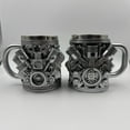 thumbnail image 2 of Automotive Themed Stainless Steel Insert Cup Mechanical Detailing Resin Coffee Mug Insulated Drinkware For Daily Use, 2 of 7