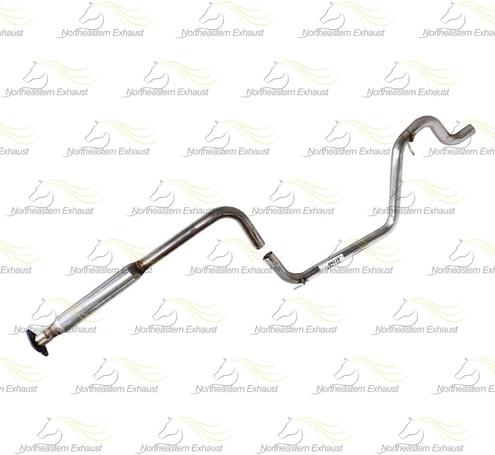 Northeastern Exhaust Stainless Steel Resonator & Muffler Exhaust System Kit Fits 1997–2002 Buick Century 3.1L Sedan – Direct Fit
